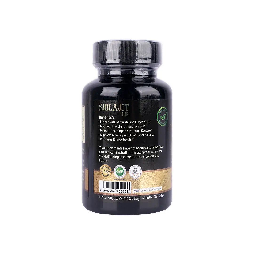 52385-Shilajit Plus 60 Veg Capsules +4