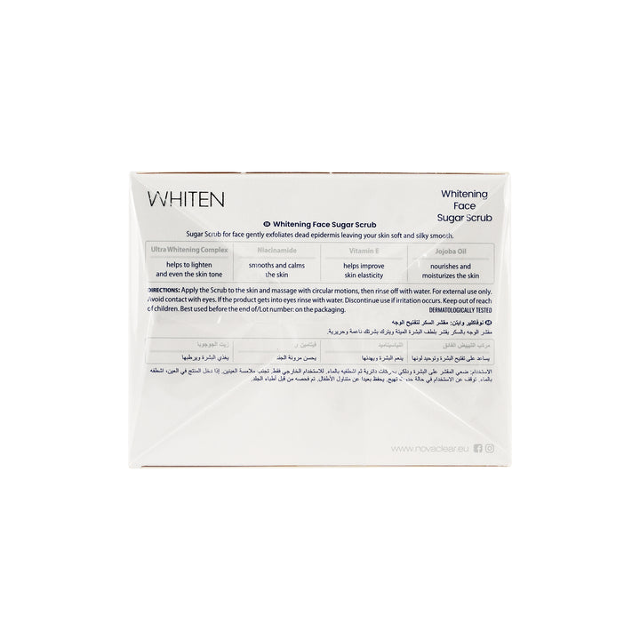 52398-Novaclear Whitening Face Sugar Scrub 45g +3