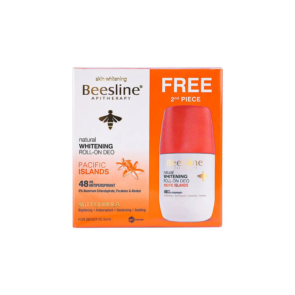 Beesline Whitening Roll-On Deo 48H Pacific Islands 50ml(1+1)