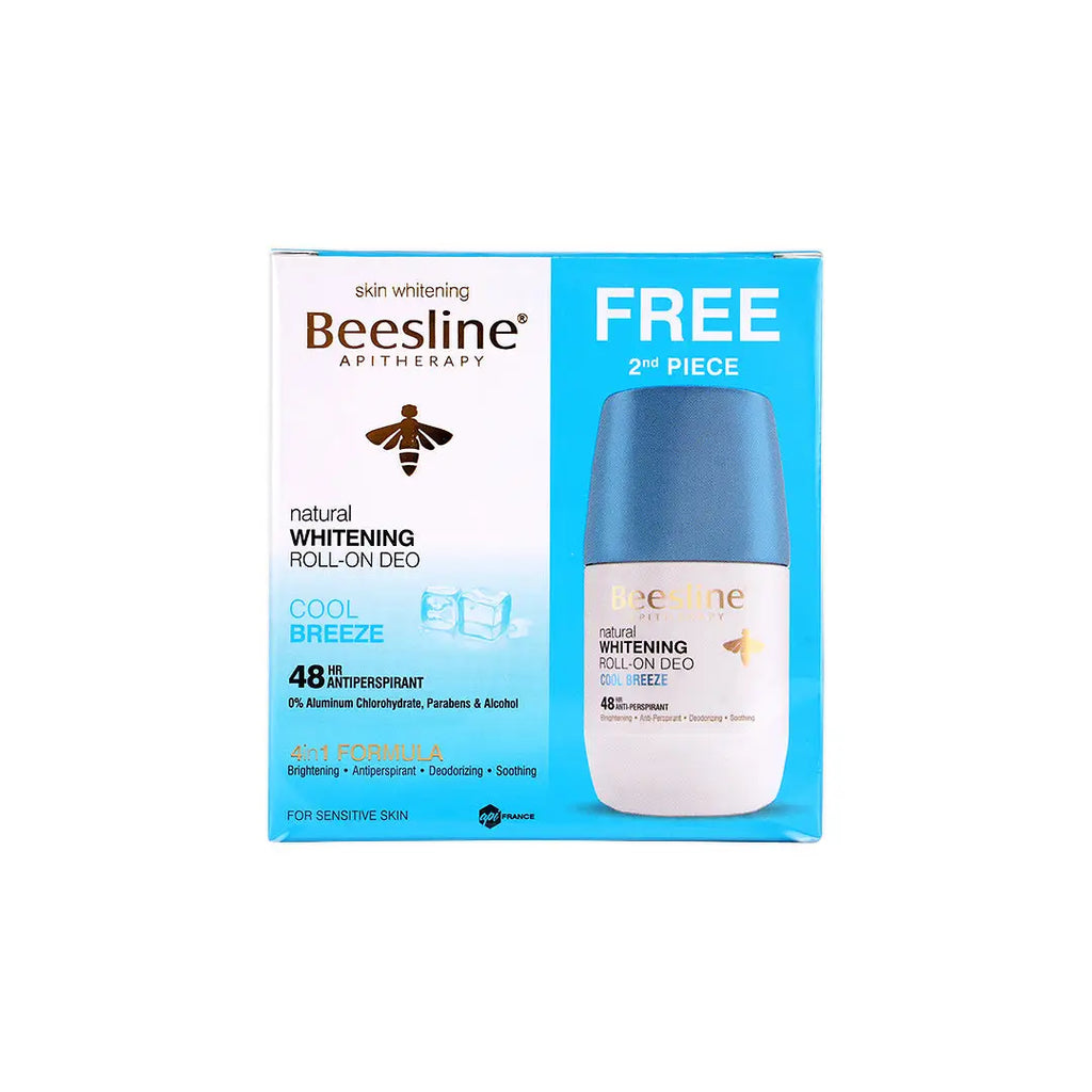 Beesline Whitening Roll-On Deo 48H Cool Breeze 50Ml(1+1)
