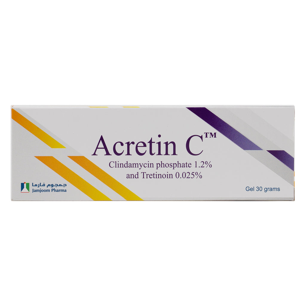 Acretin C 1.2% & 0.025 Gel 30 Grams