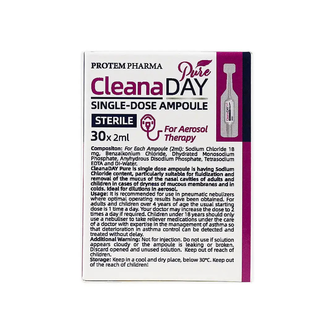 52425-Cleana Day Pure Solution 2ml X 30Ampoule +2