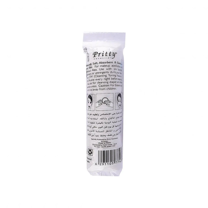 52462-Pritty Cotton Rounds Pads 80Pcs +1