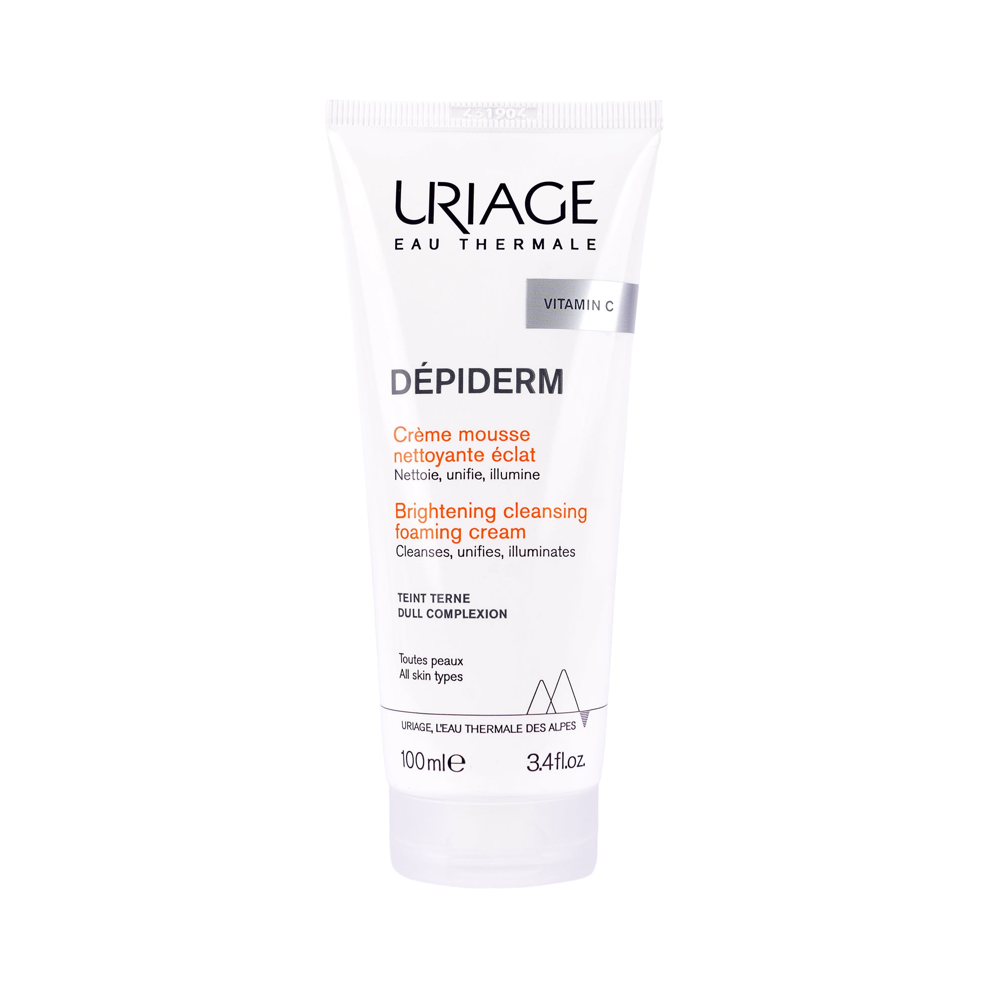 52482-Uriage Depiderm Brightening Cleansing Foaming Cr Vit C 100ml +0