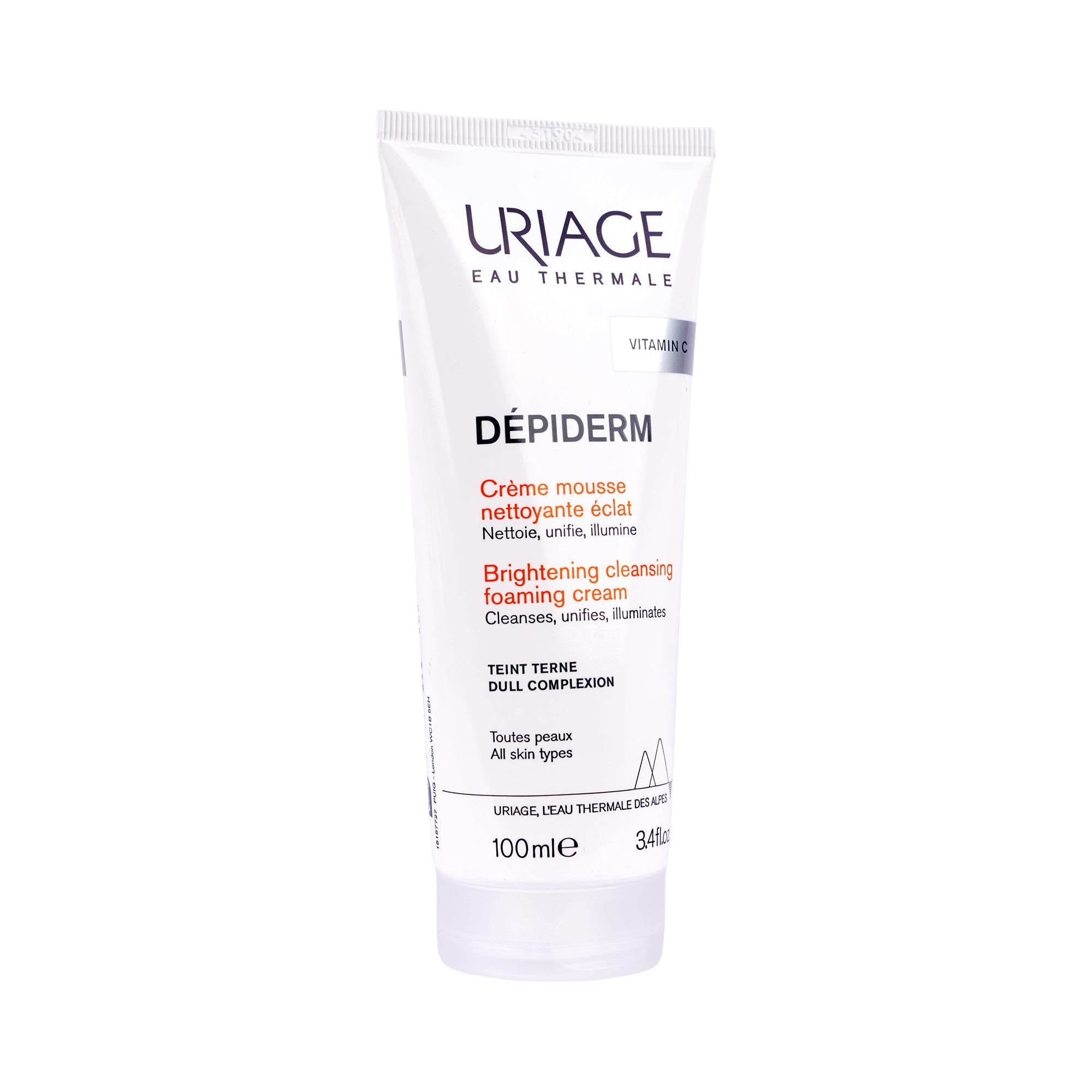52482-Uriage Depiderm Brightening Cleansing Foaming Cr Vit C 100ml +1