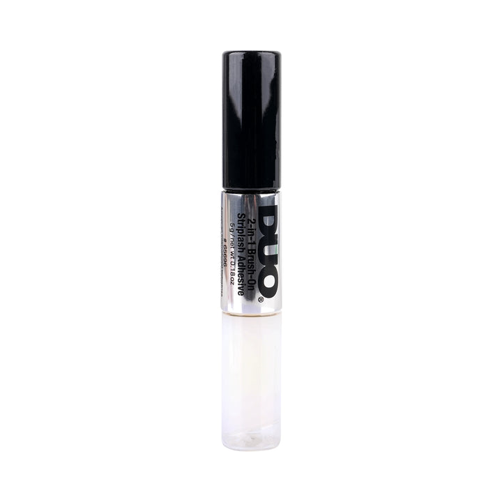 52485-Duo 2-In-1 Brush-On Striplash Adhesive, Dark Tone &amp; Clear 5g +1