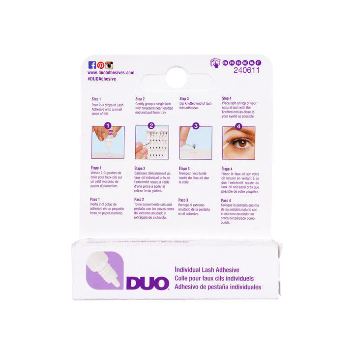 52486-Duo Individual Lash Adhesive, Clear 7g +5