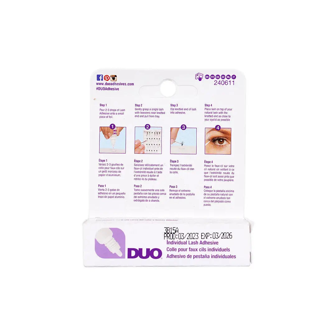 Duo Individual Lash Adhesive, Clear 7gm