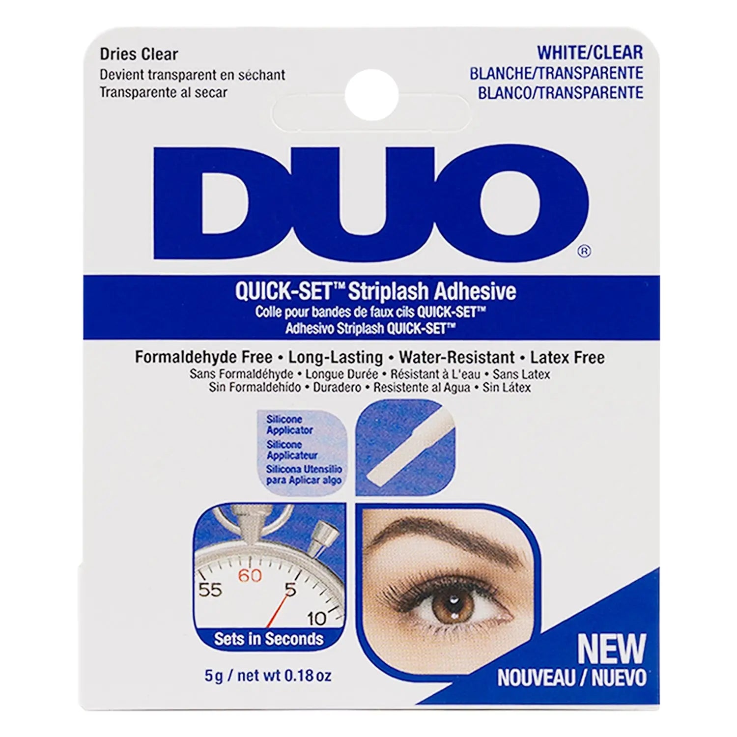 Duo Quick-Set Striplash Adhesive Clear 5gm
