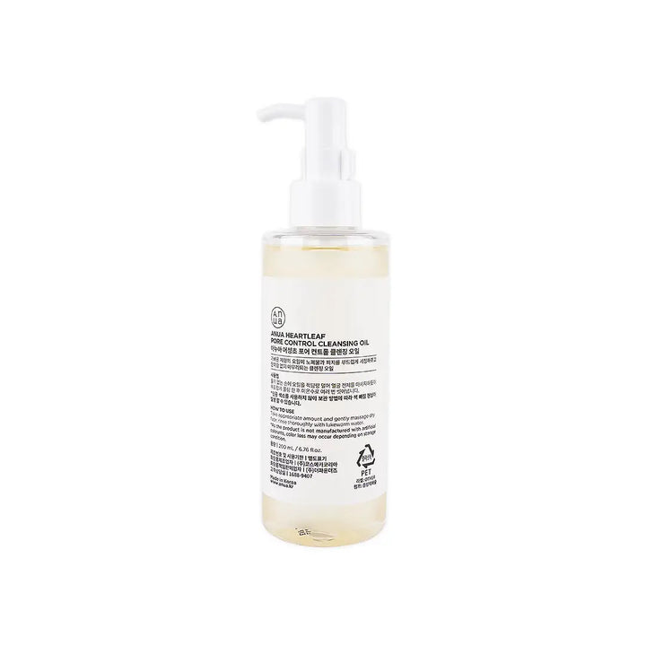 52488-Anua Heartleaf Pore Control Cleansing Oil 200ml +3