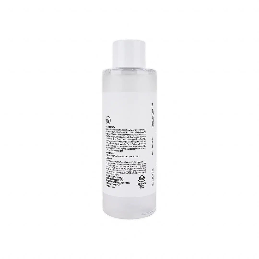 Anua Heartleaf 77% Soothing Toner 250ml