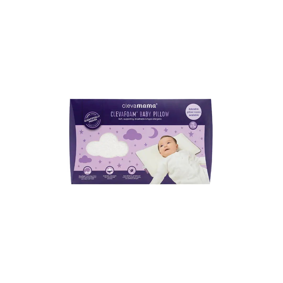 52509-Clevamama Clevafoam Infant Pillow - Age 0-12m