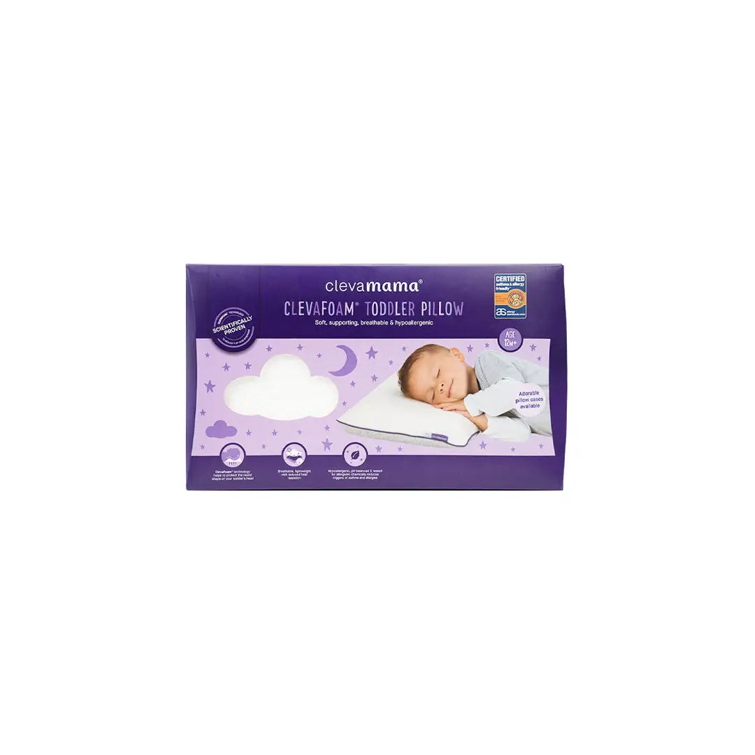 52510-Clevamama Clevafoam Infant Pillow - Age 12m+ +1