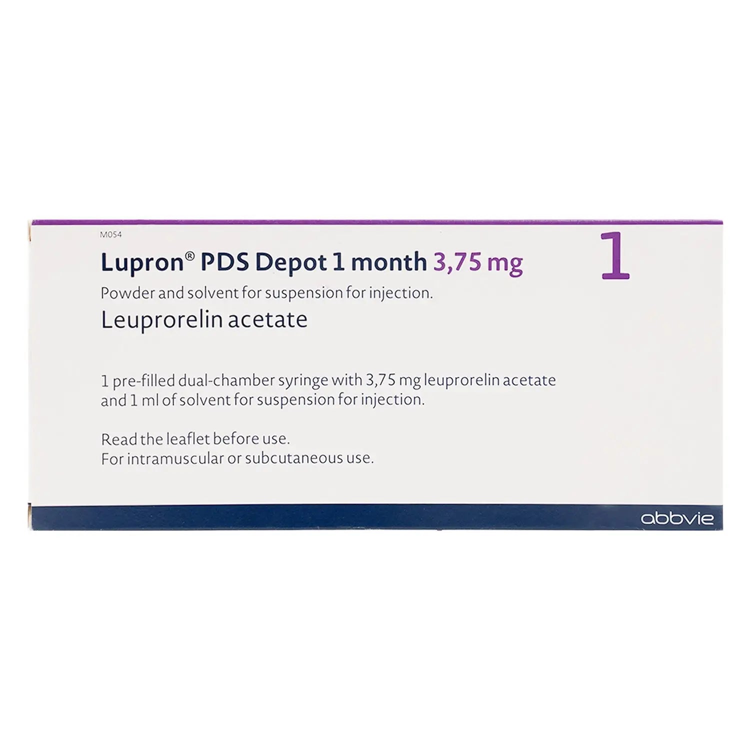 Eupron Cod Lupron PDS Depot 1 Month 3,75mg 1ml/1 Injection – Pharmazone