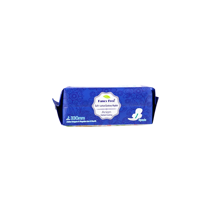 52519-Fancy Free Soft-Cotton Sanitary Napkin 330mm - 8Pads +1
