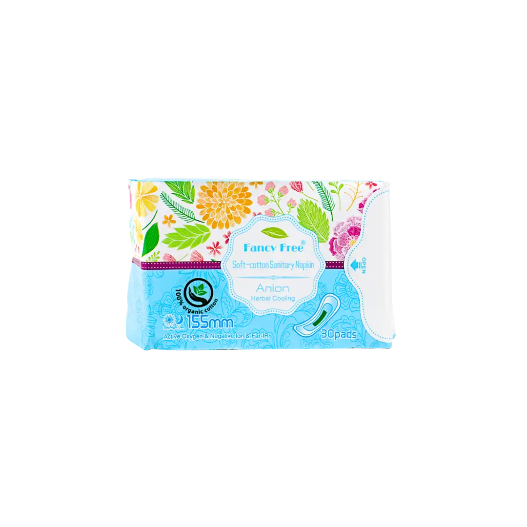 Fancy Free Soft-Cotton Sanitary Napkin 155mm - 30Pads