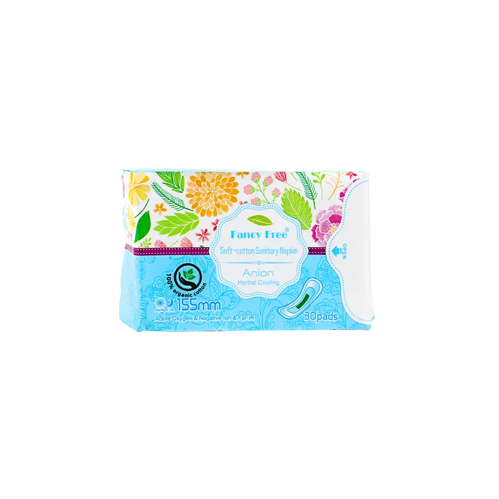 Fancy Free Soft-Cotton Sanitary Napkin 155mm - 30Pads