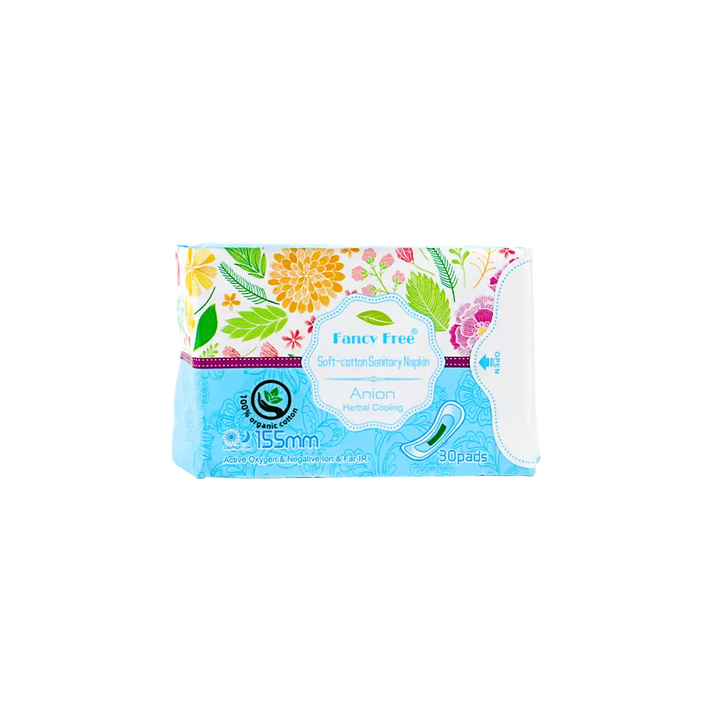 52520-Fancy Free Soft-Cotton Sanitary Napkin 155mm - 30Pads