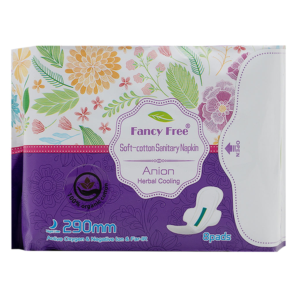 Fancy Free Soft-Cotton Sanitary Napkin 290mm - 8Pads
