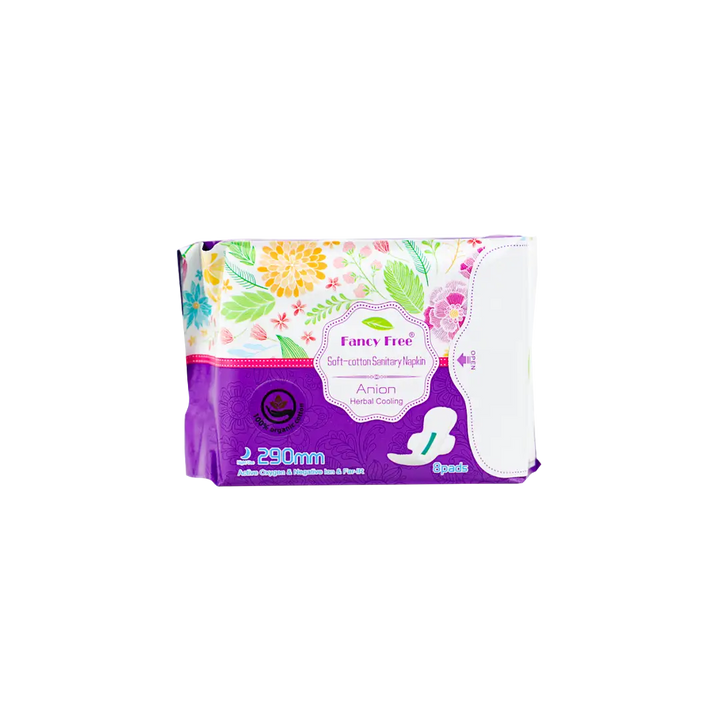 52521-Fancy Free Soft-Cotton Sanitary Napkin 290mm - 8Pads