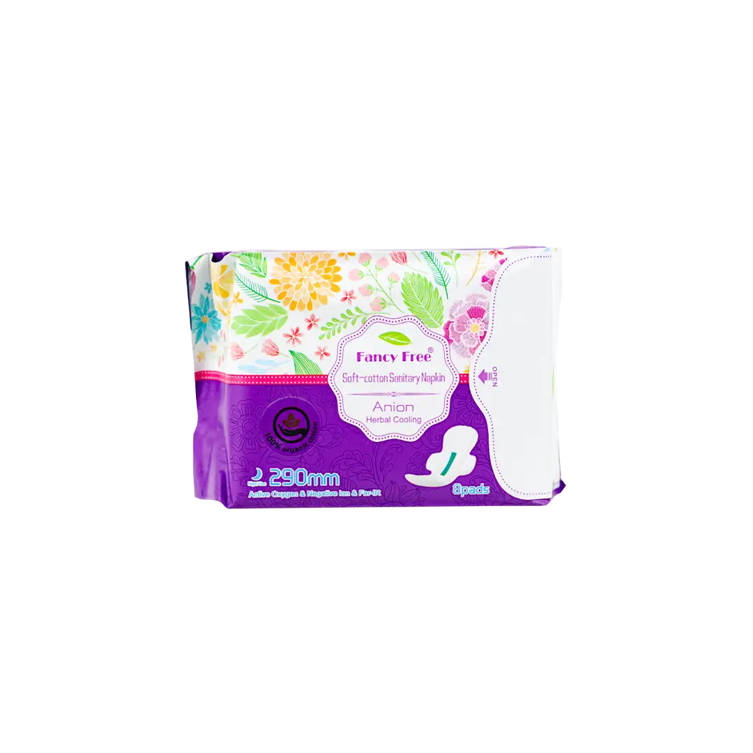 52521-Fancy Free Soft-Cotton Sanitary Napkin 290mm - 8Pads +4