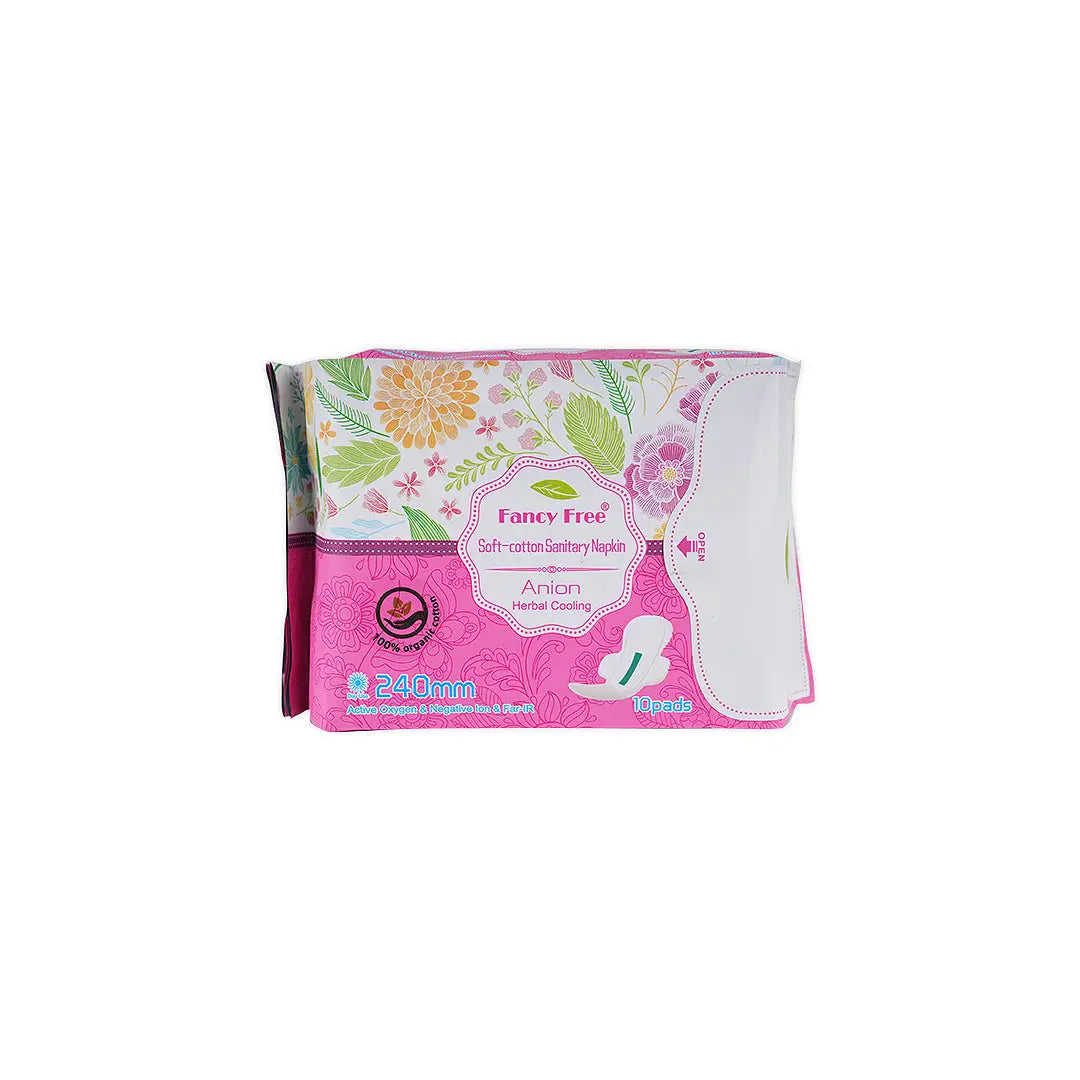 52522-Fancy Free Soft-Cotton Sanitary Napkin 240mm - 10Pads
