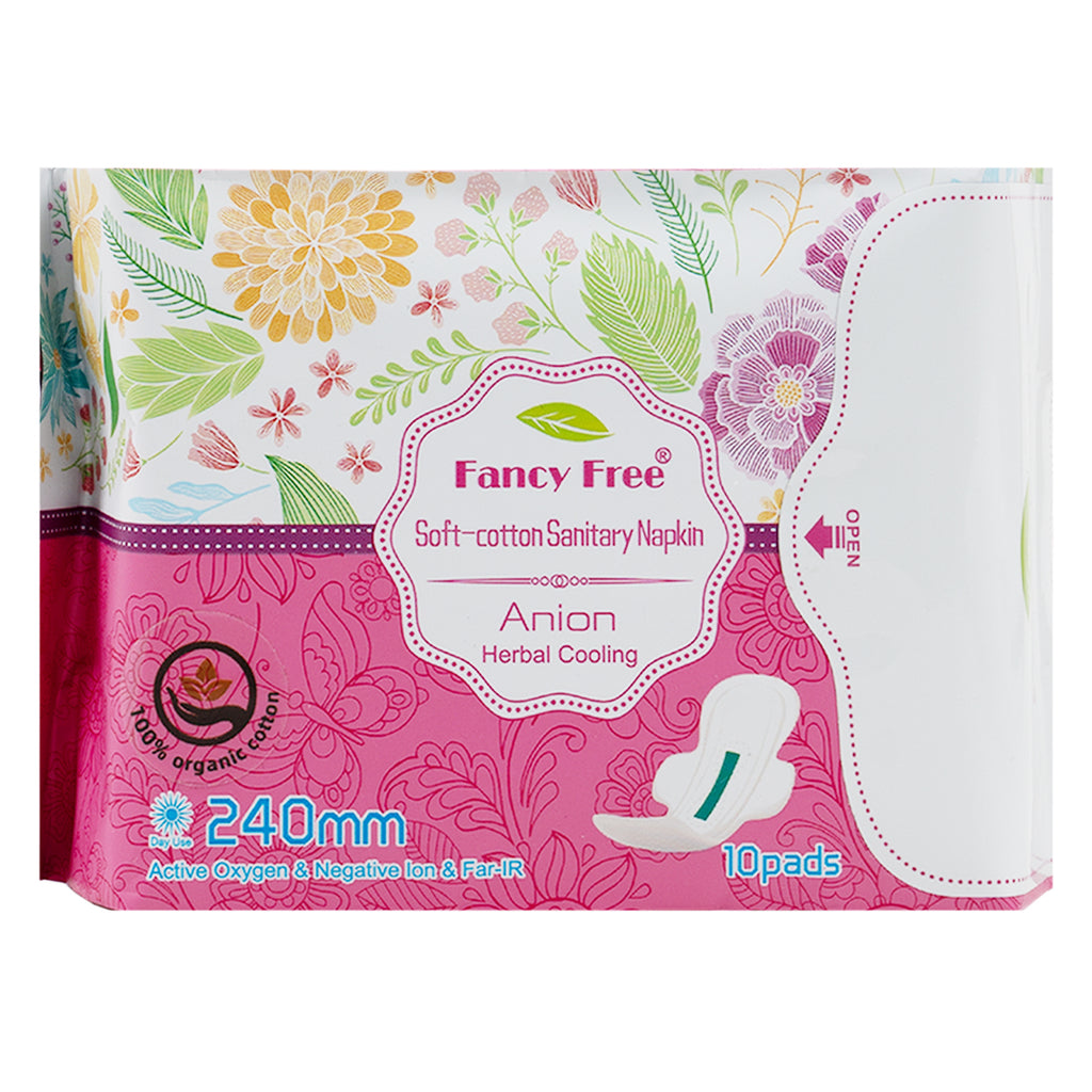 Fancy Free Soft-Cotton Sanitary Napkin 240mm - 10Pads