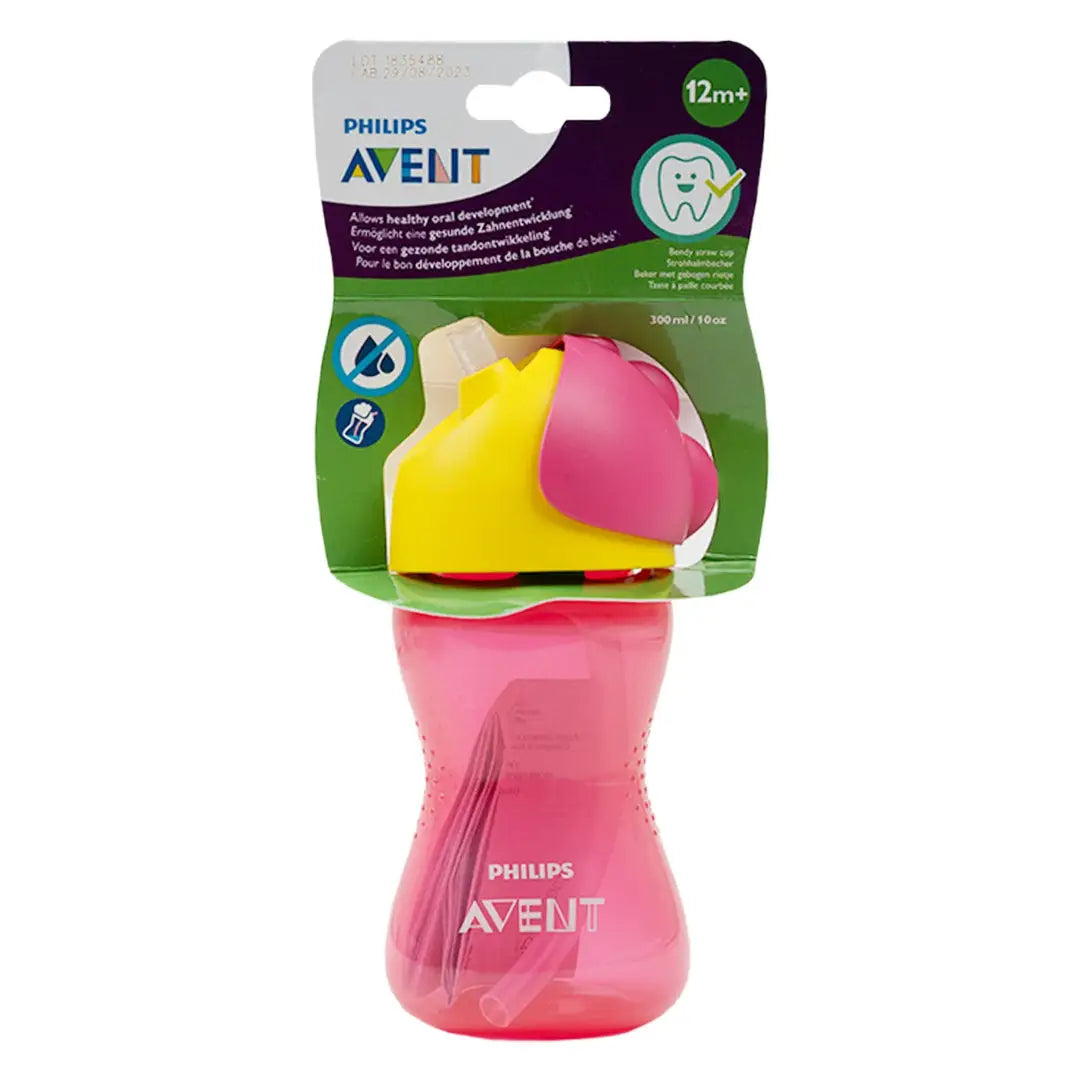 Avent Straw Cups 12m + 300ml-F798/00(PA517)