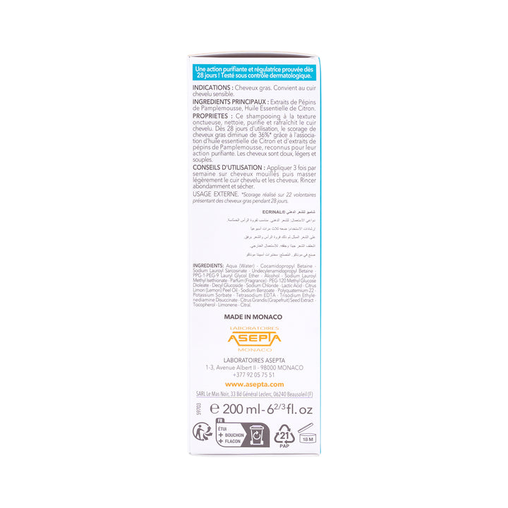 52526-Ecrinal Oily Hair Shampoo 200ml +6
