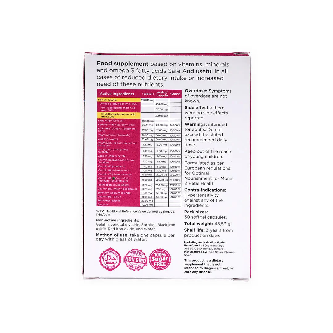 52529-Pregnacure 30 Softgel Capsules +2