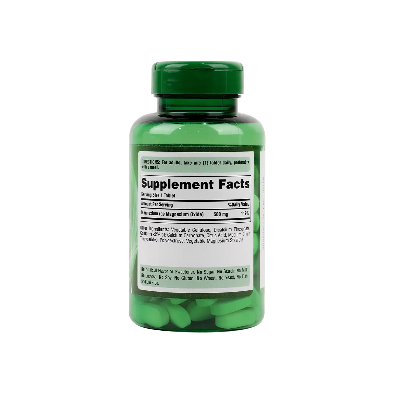 Puritans Pride Magnesium 500mg 100Tablets