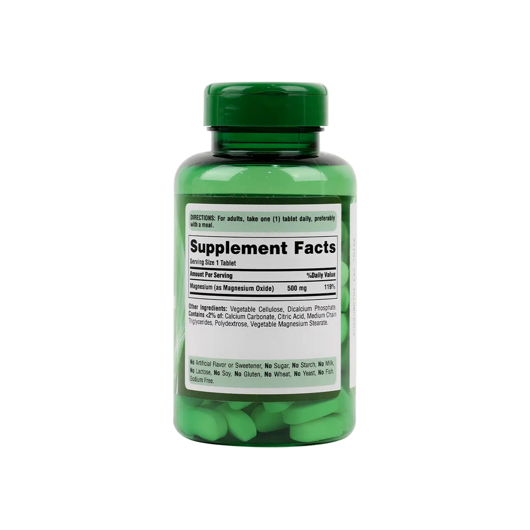 52545-Puritans Pride Magnesium 500mg 100Tablets +1