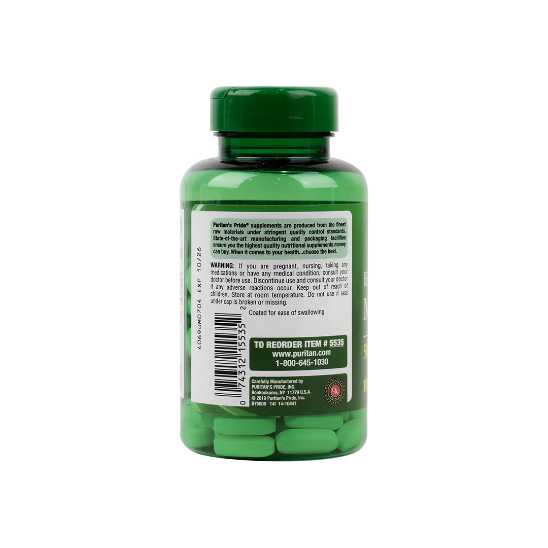 52545-Puritans Pride Magnesium 500mg 100Tablets +2