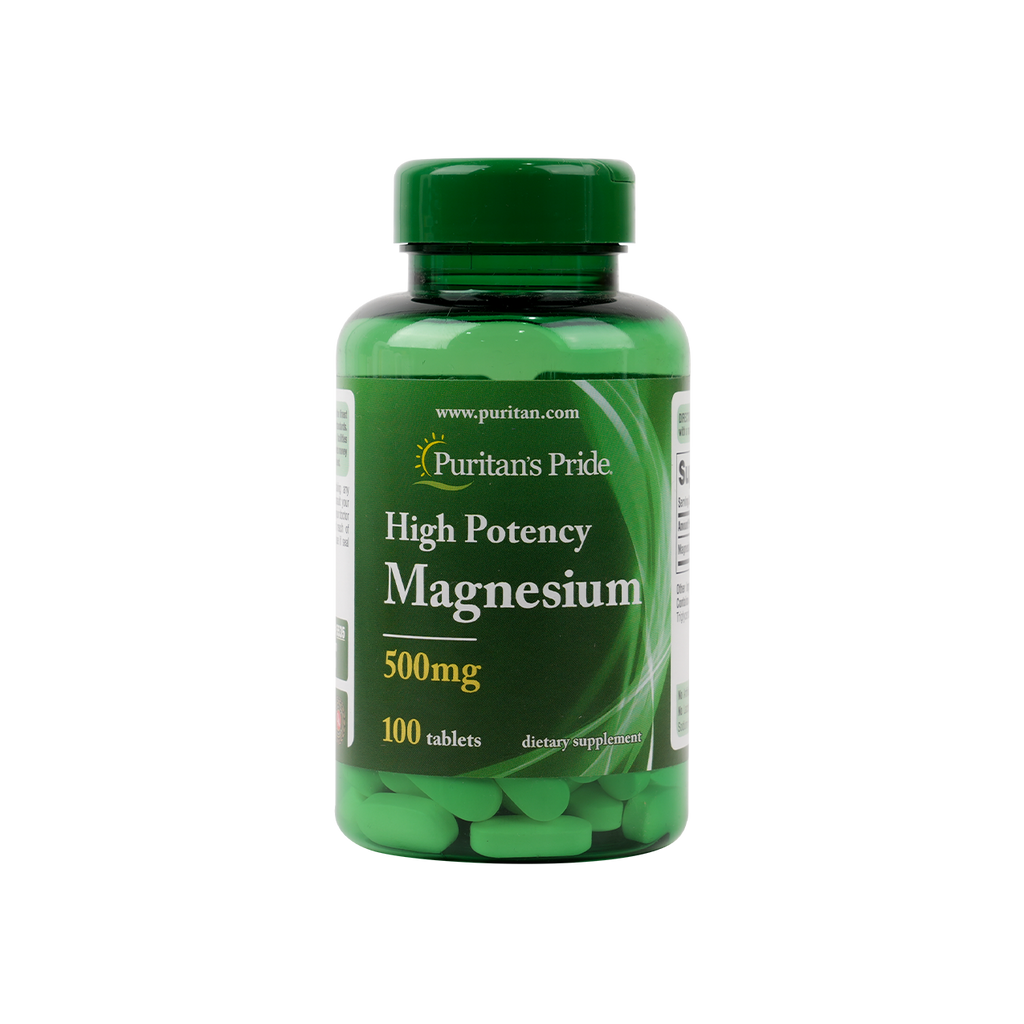 Puritans Pride Magnesium 500mg 100Tablets