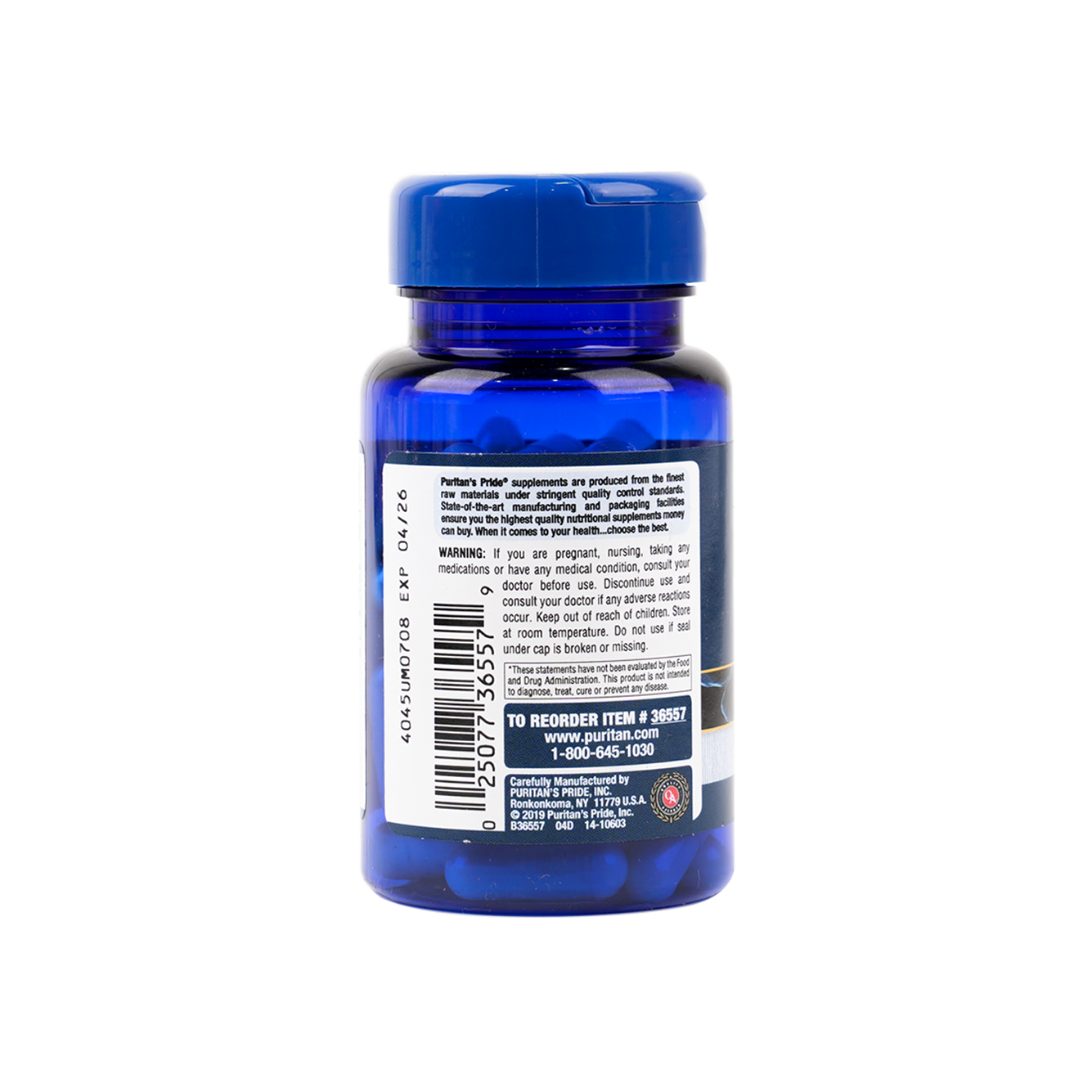 Puritans Pride Alpha lipoic Acid 300mg 60Capsules