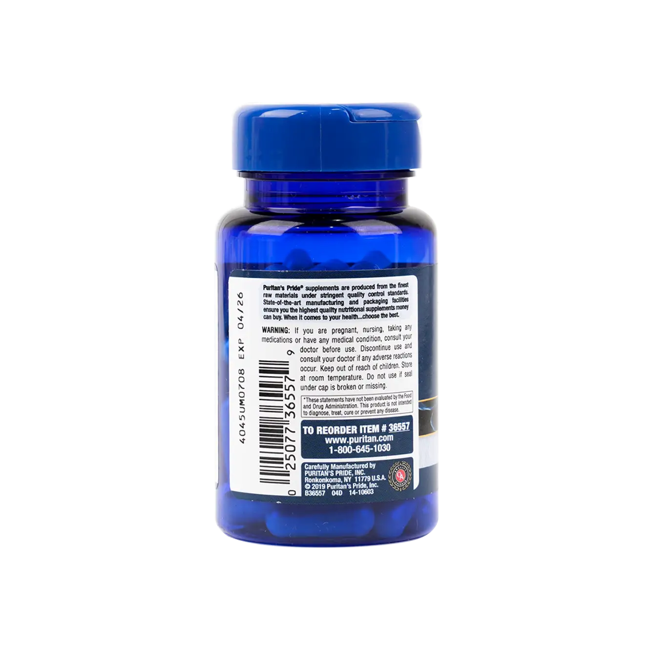 Puritans Pride Alpha lipoic Acid 300mg 60Capsules