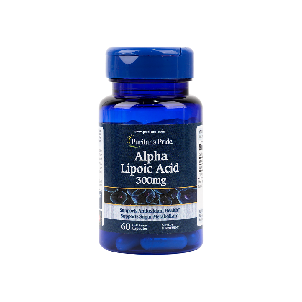 Puritans Pride Alpha lipoic Acid 300mg 60Capsules