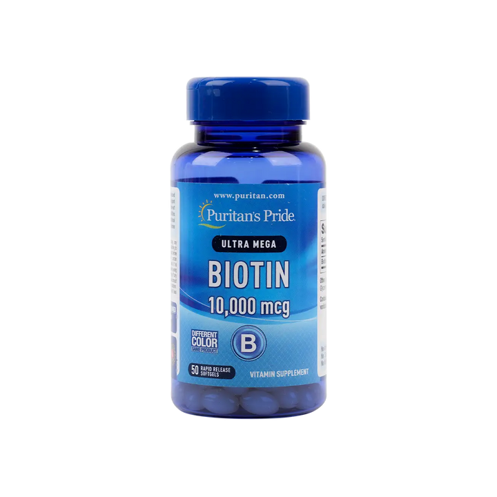52547-Puritans Pride Ultra Mega BIotin 10000 Mcg 50 Softgels
