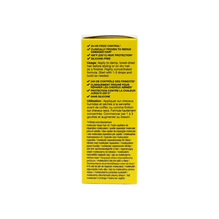 52552-K18 Molecular Repair Hair Oil 30ml +3