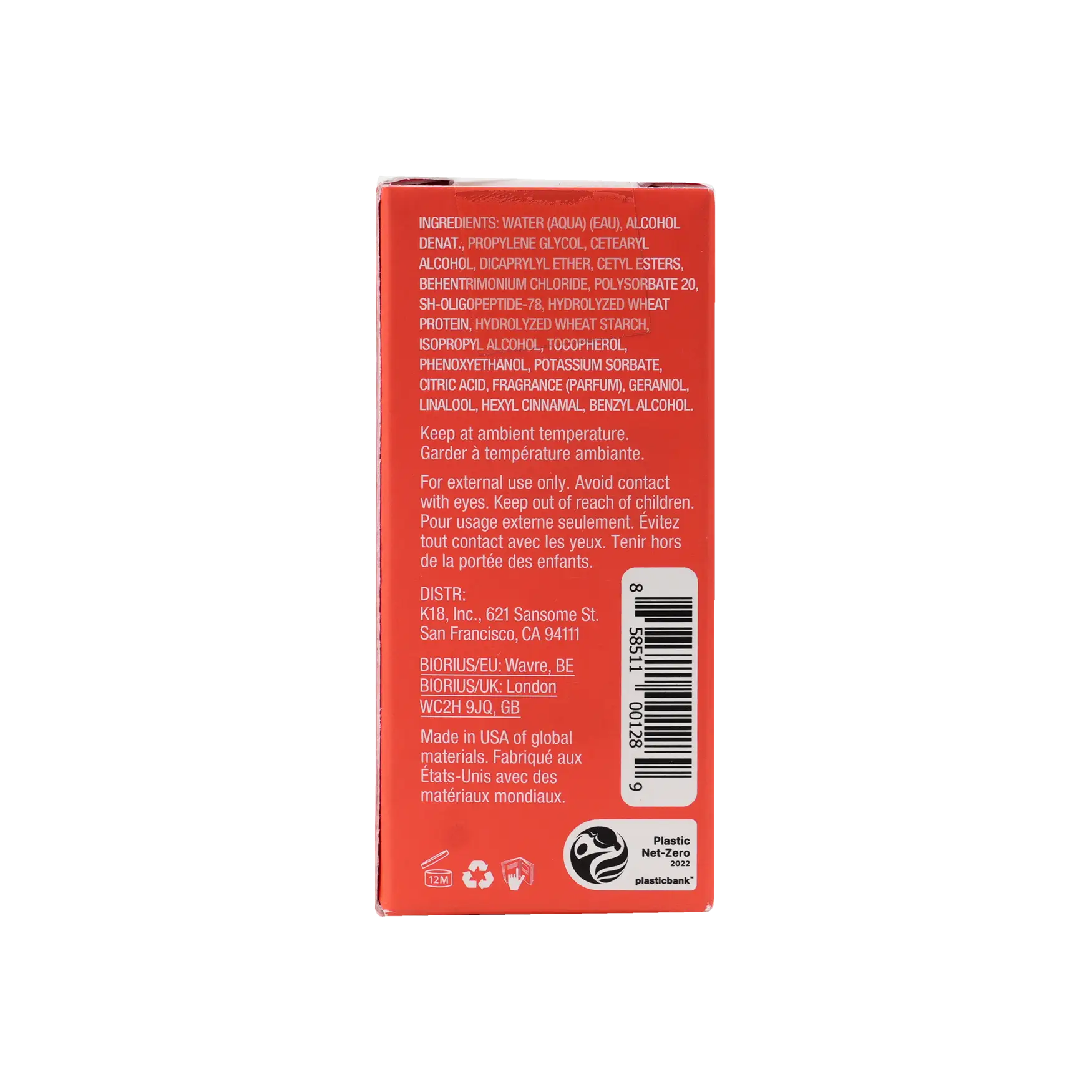 K18 Leave-In Hair Mask 15ml