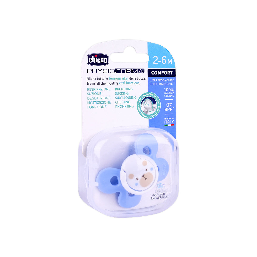 Chicco Physio Forma Comfort Blue 1Pcs (0-6m) +4