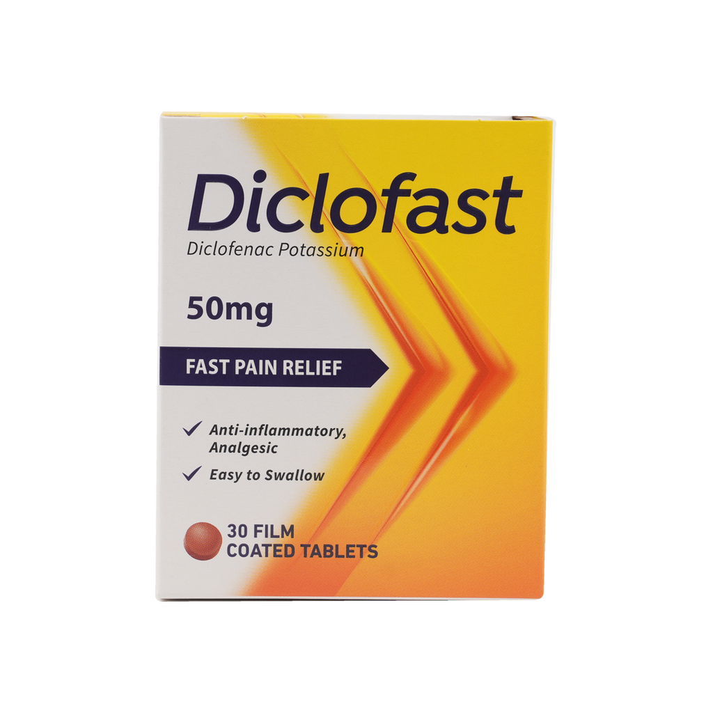 Diclofast 50mg 30 Tablets