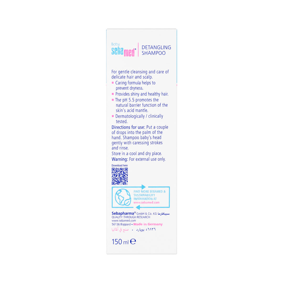 52595-Sebamed Detangling Shampoo 150ml +5
