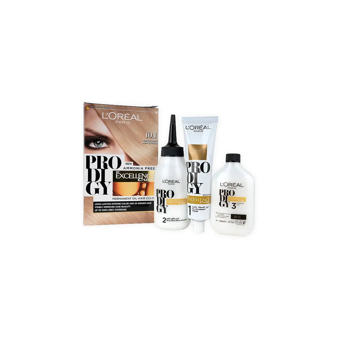 L_oreal Prodigy Permanent Oil Hair Color10.1Light Ash Blonde