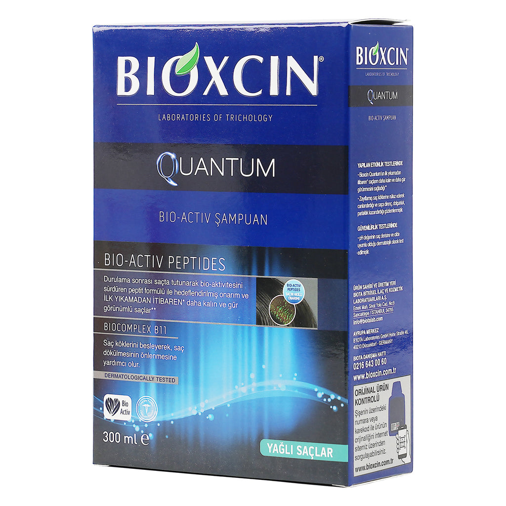 Bioxcin Quantum Bio-Active Shampoo 300ml - Oily Hair