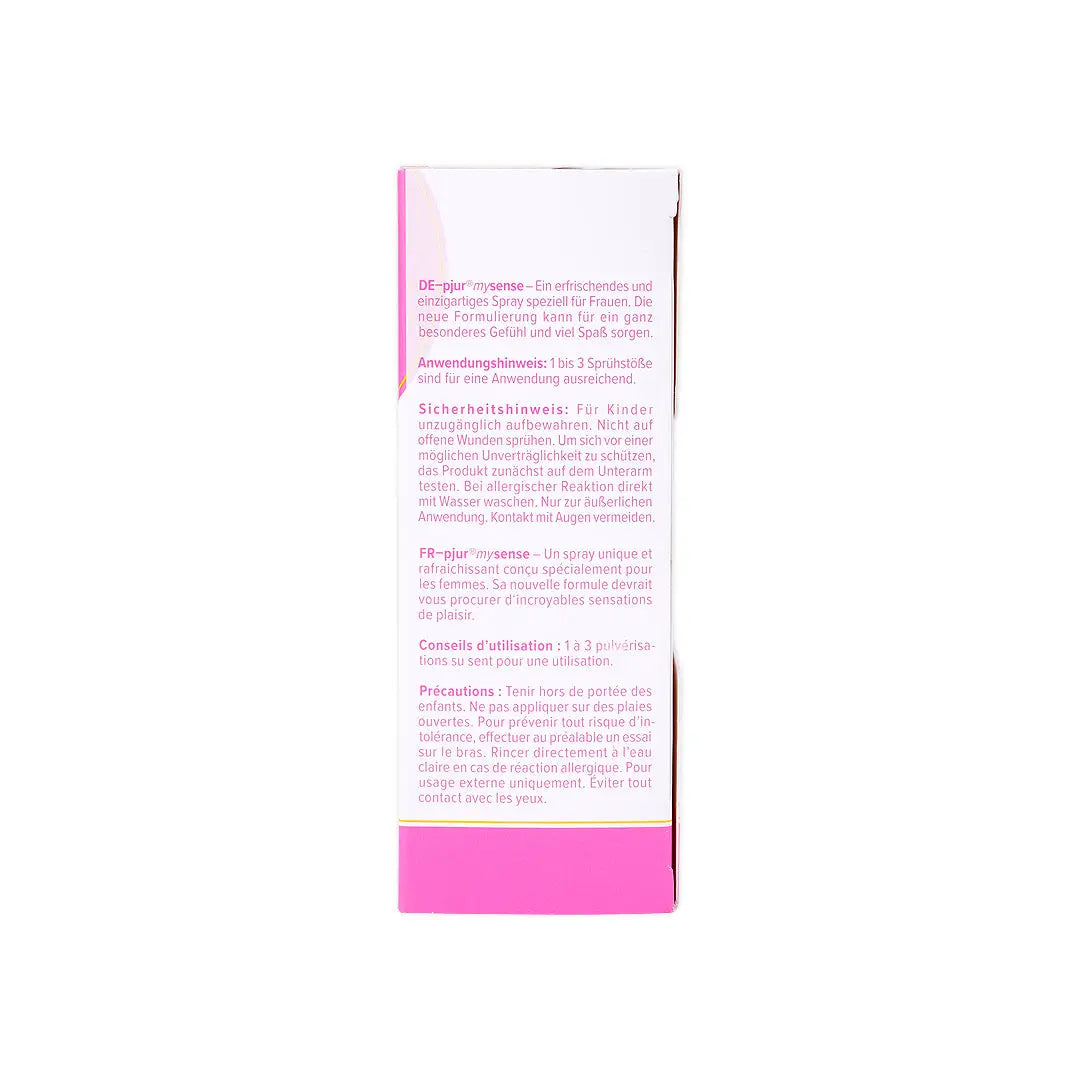 Pjur My Sense Intimate Spray Lotion 20ml - Aloe Vera