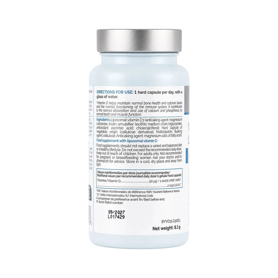 52792-Biocyte Vitamin D3 Liposomal 30 Capsules +1
