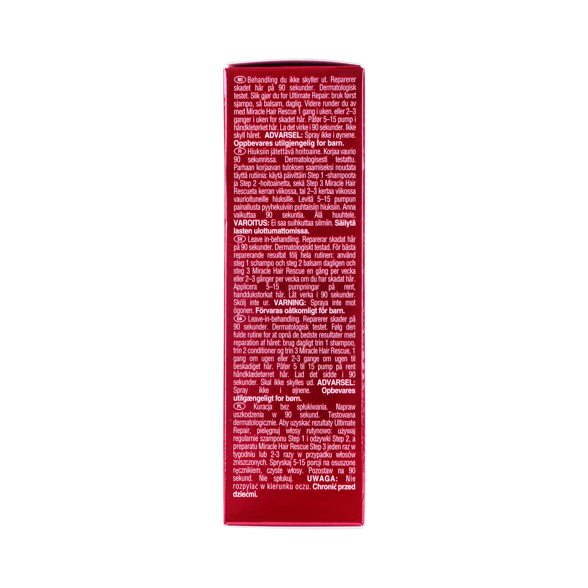 52802-Wella Ultimate Repair Miracle Hair Rescue 30ml +7