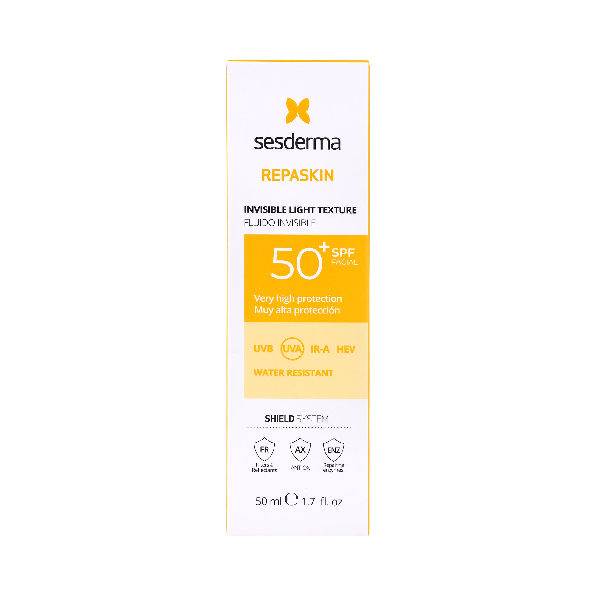 52808-Sesderma Repaskin Invisible Light Texture Fluido SPF50+ 50ml +1