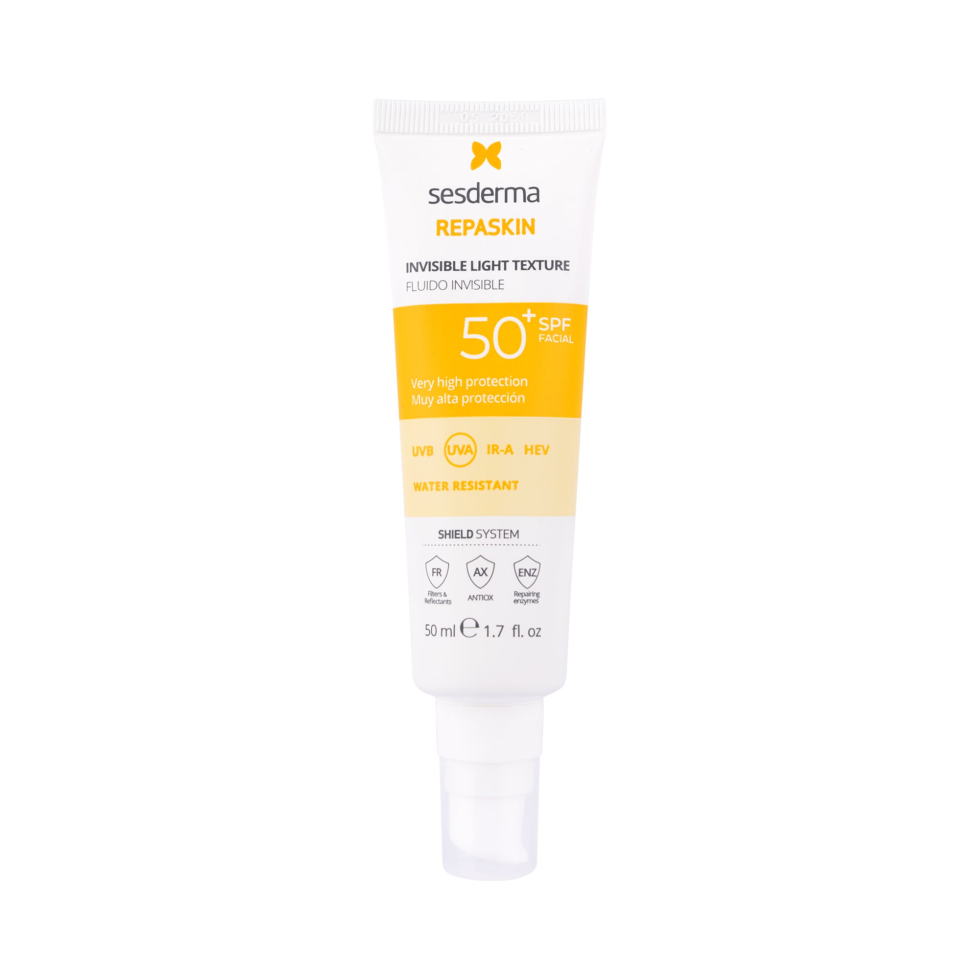 52808-Sesderma Repaskin Invisible Light Texture Fluido SPF50+ 50ml +5